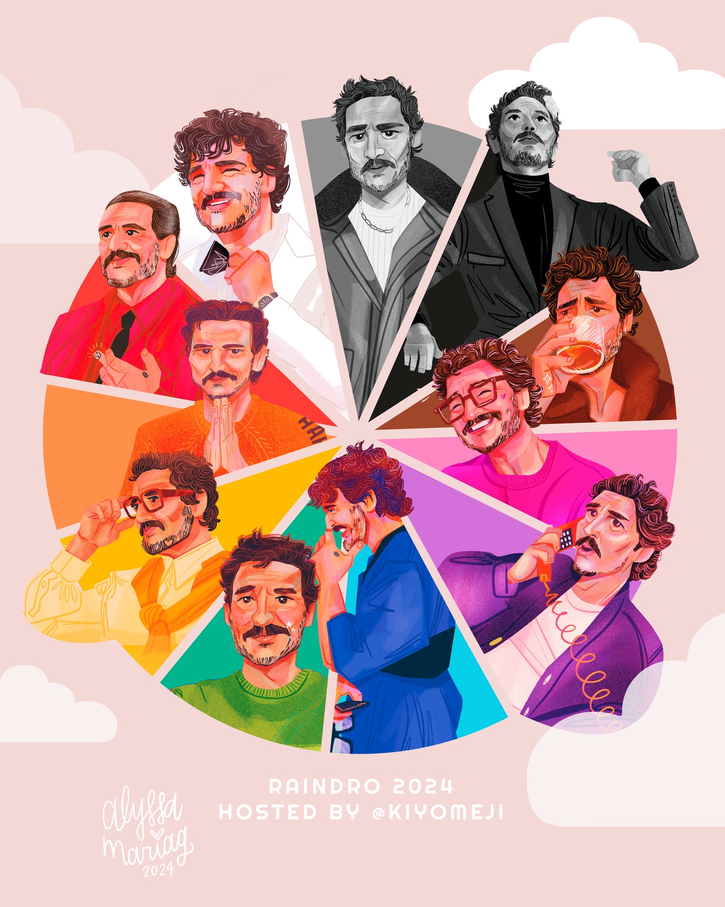 The Colors of the Raindro: Color Wheel 8x10 Print