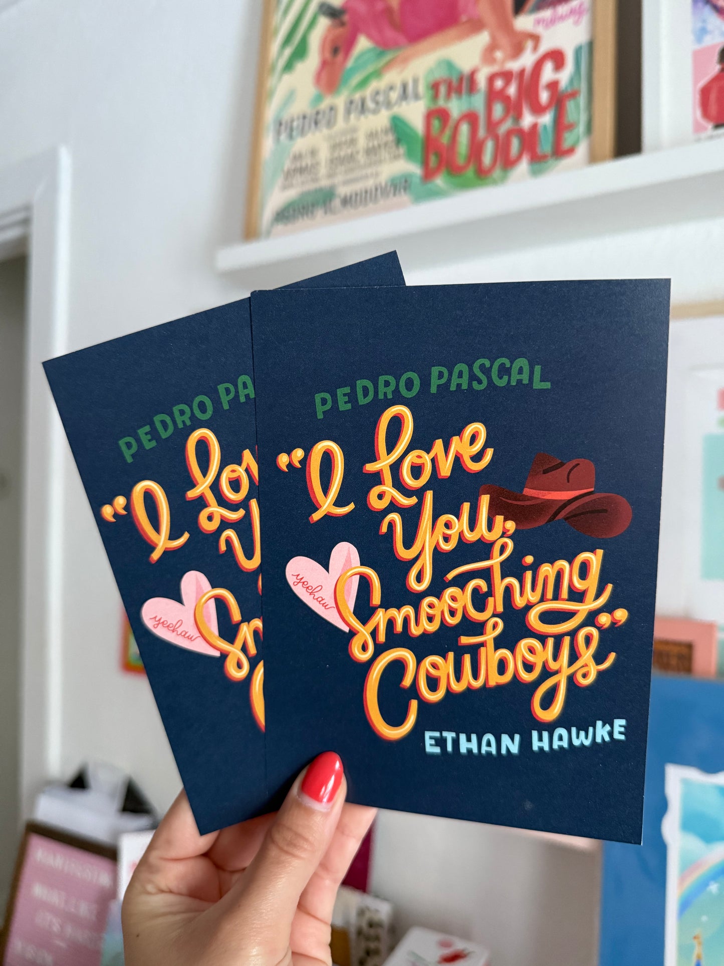 I Love You, Smooching Cowboys: Mini Print