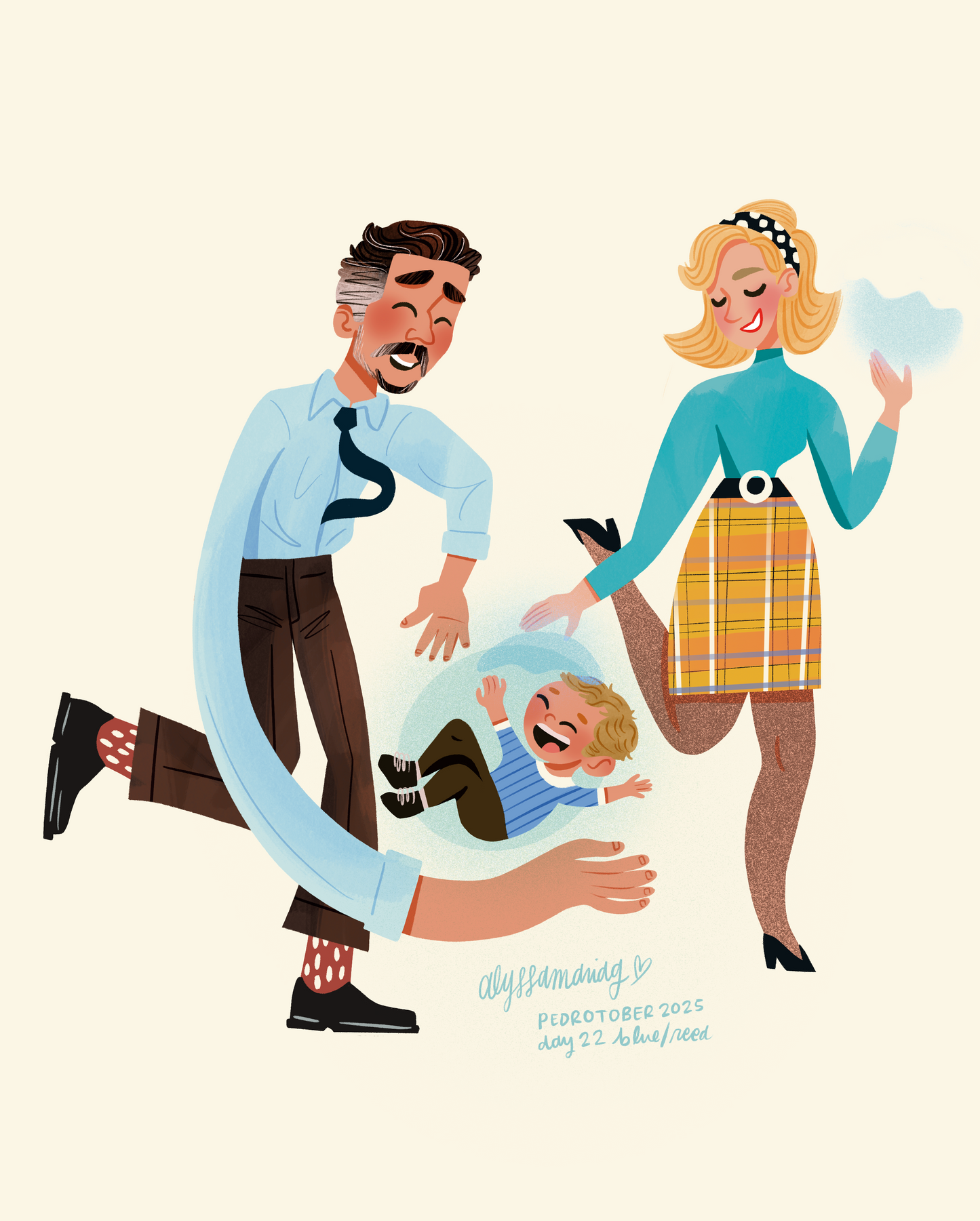 Pedrotober 2025: Family Print (Blue, Reed/F4)