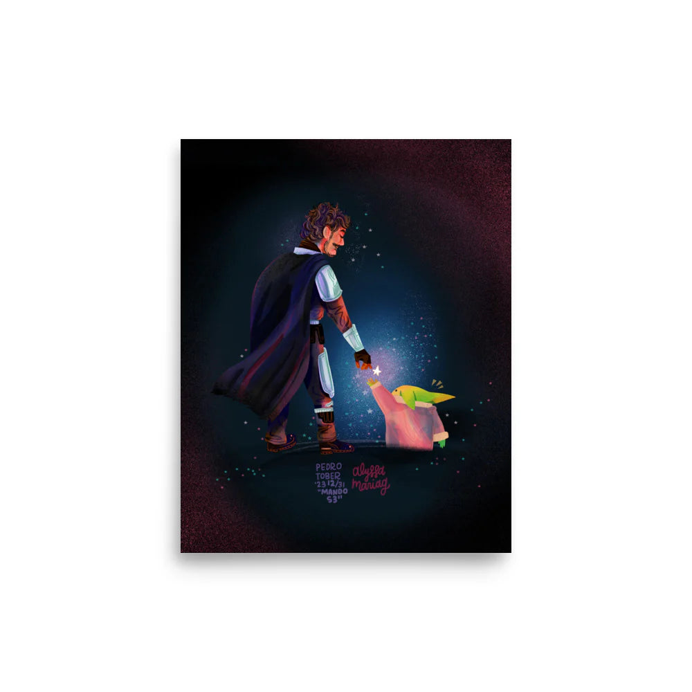 Last Two: Mando and The Child 8x10 Print