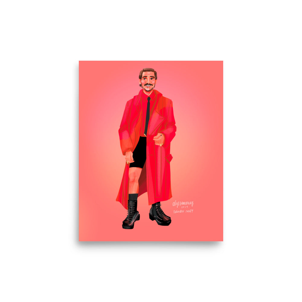 Raindro Print: Slutty Little Knee (Red)