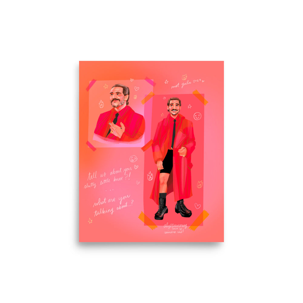 Raindro Print: Rojo (Red Collage)