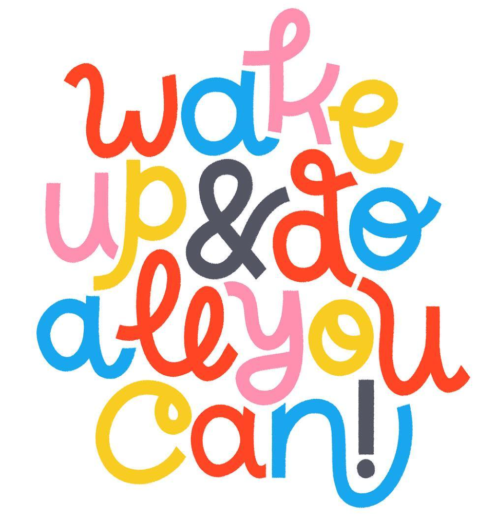 Wake Up 3x3" Diecut Sticker