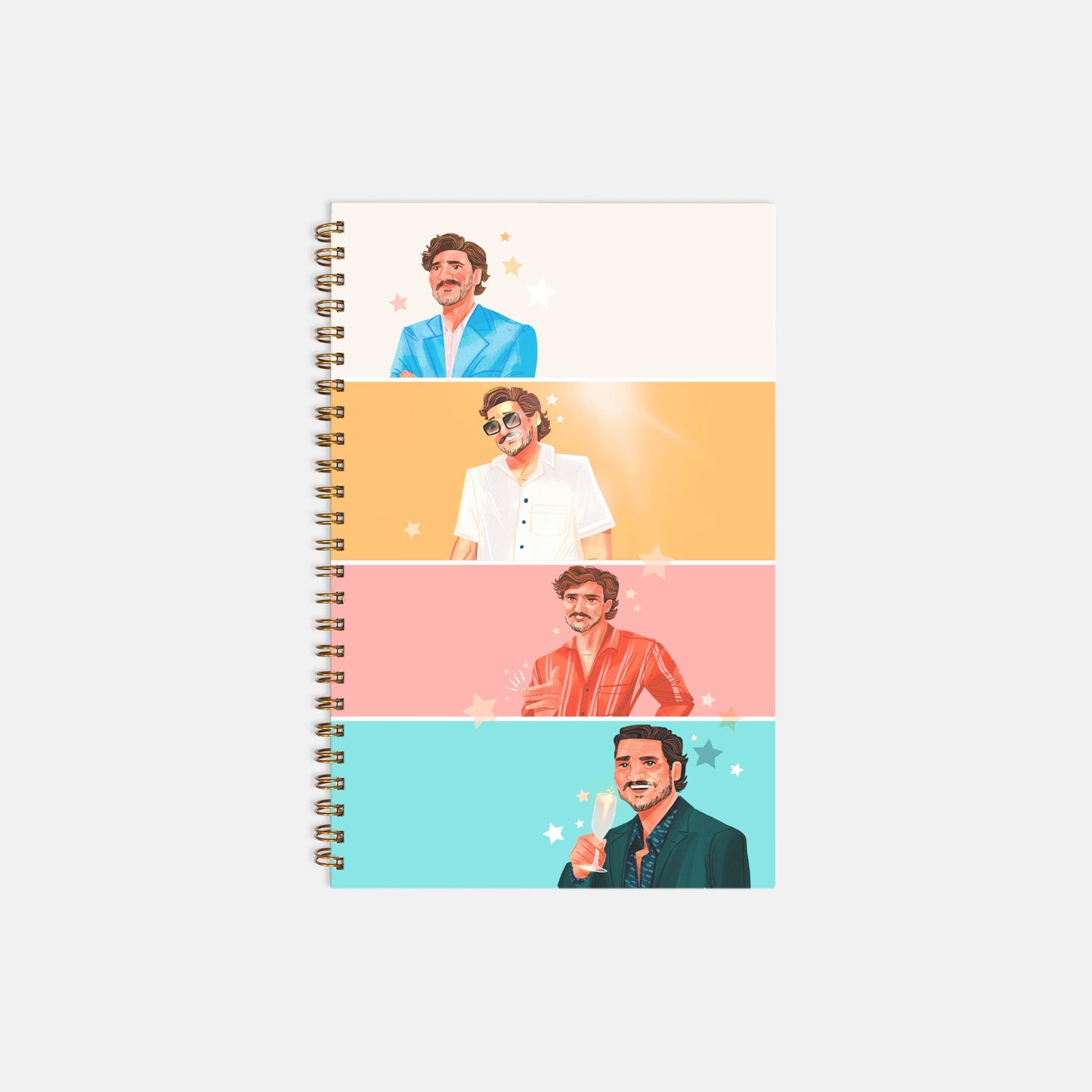 The "I am Javi" Hardcover Spiral Notebook