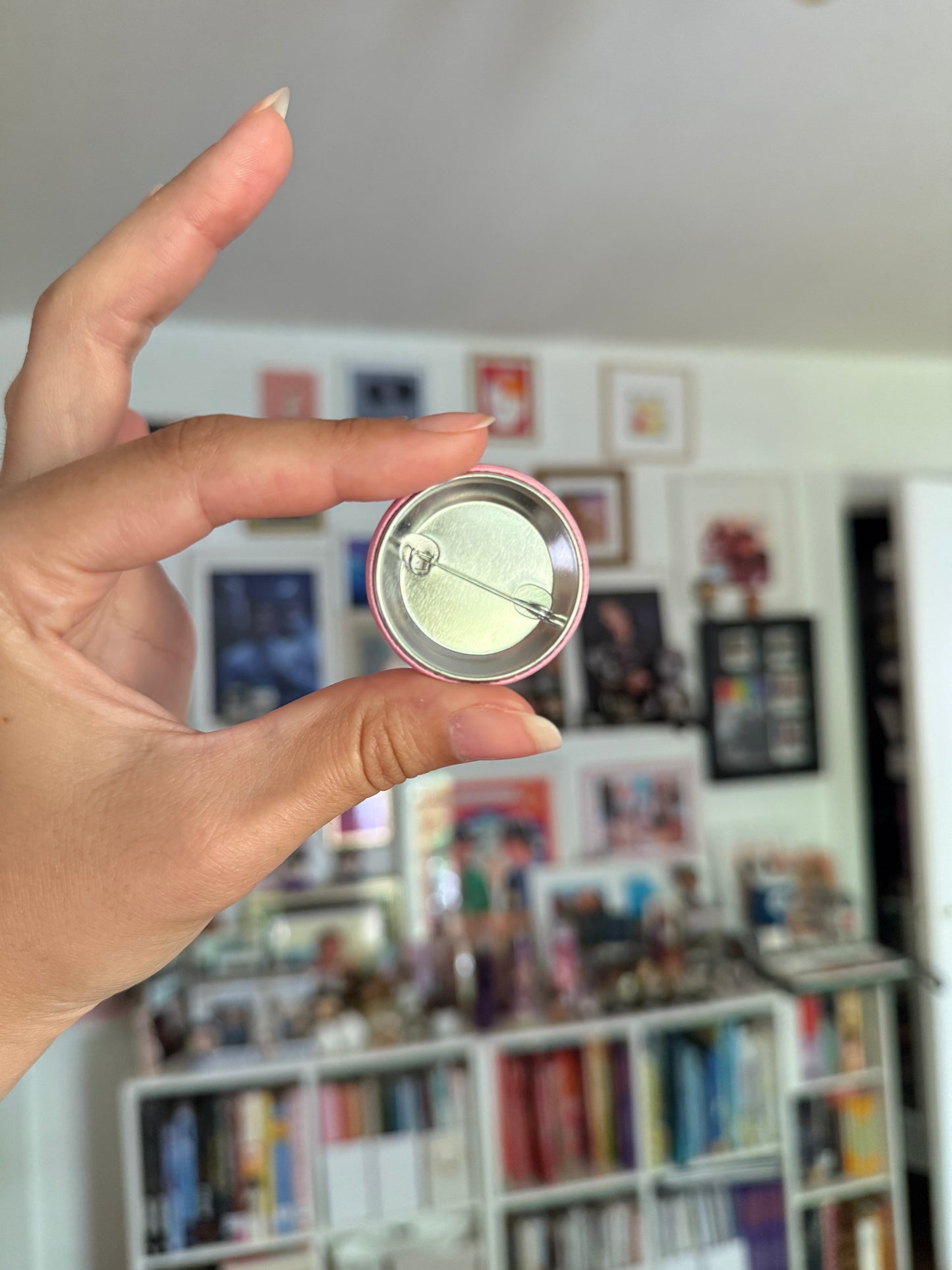 Heart Eyes 1.5" Button Pin