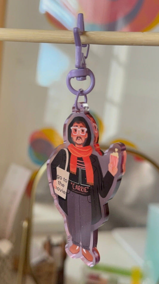 Go to the Movies Keychain