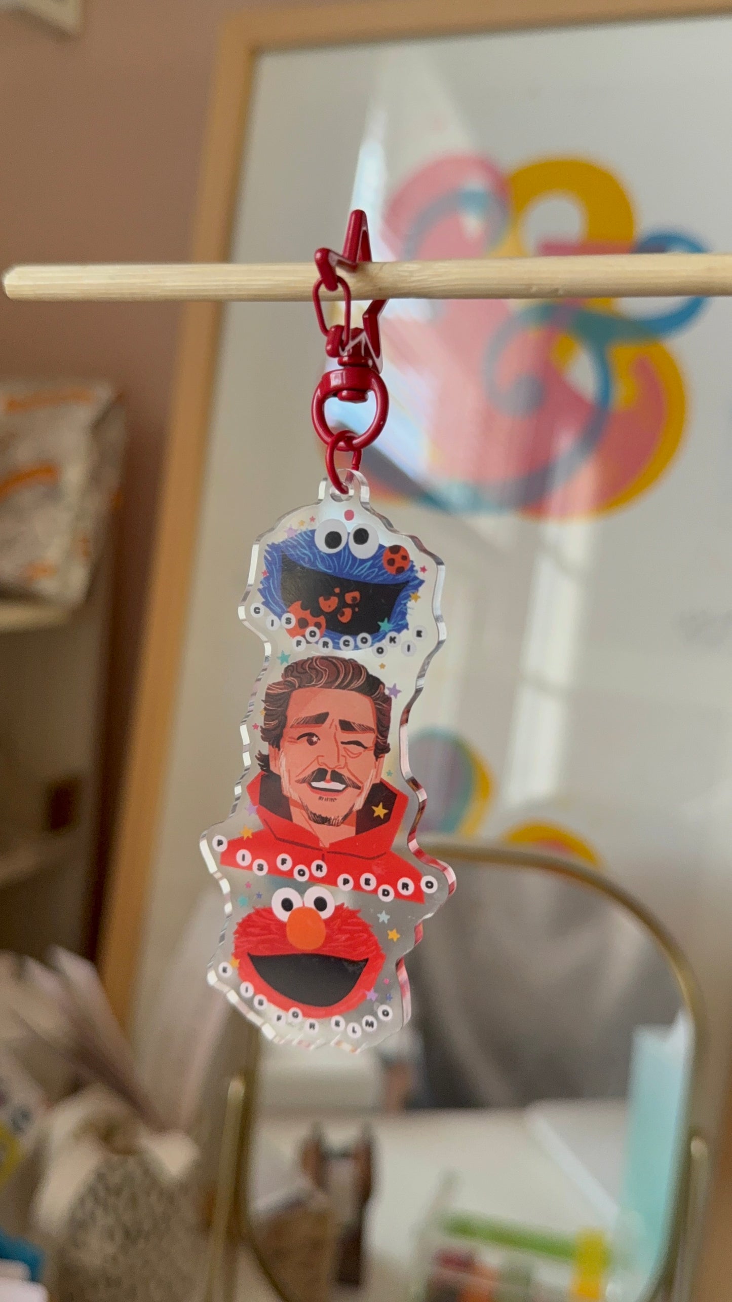 P is for Pedro Keychain