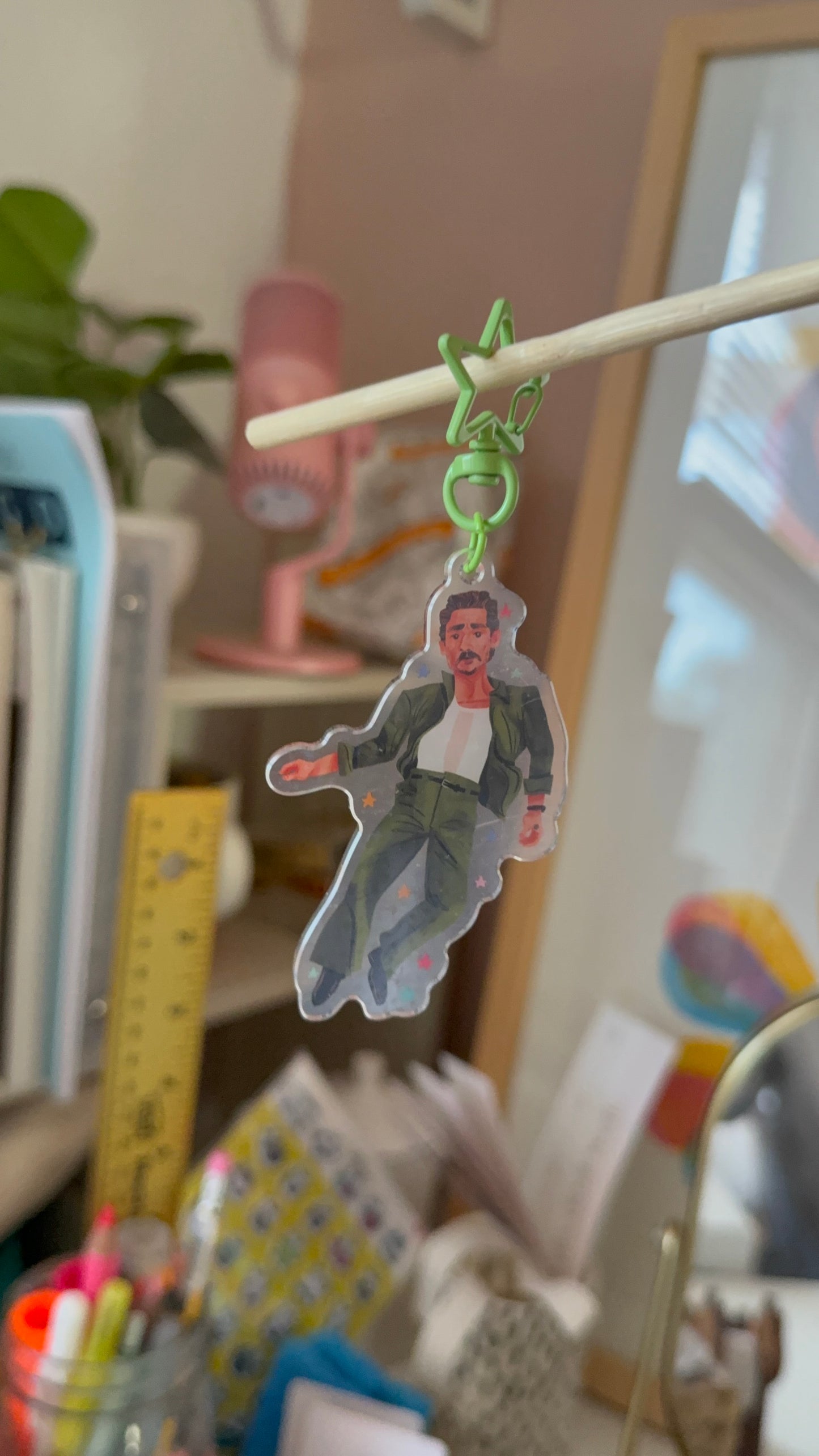 Vanity Fair in Space Starry Keychain