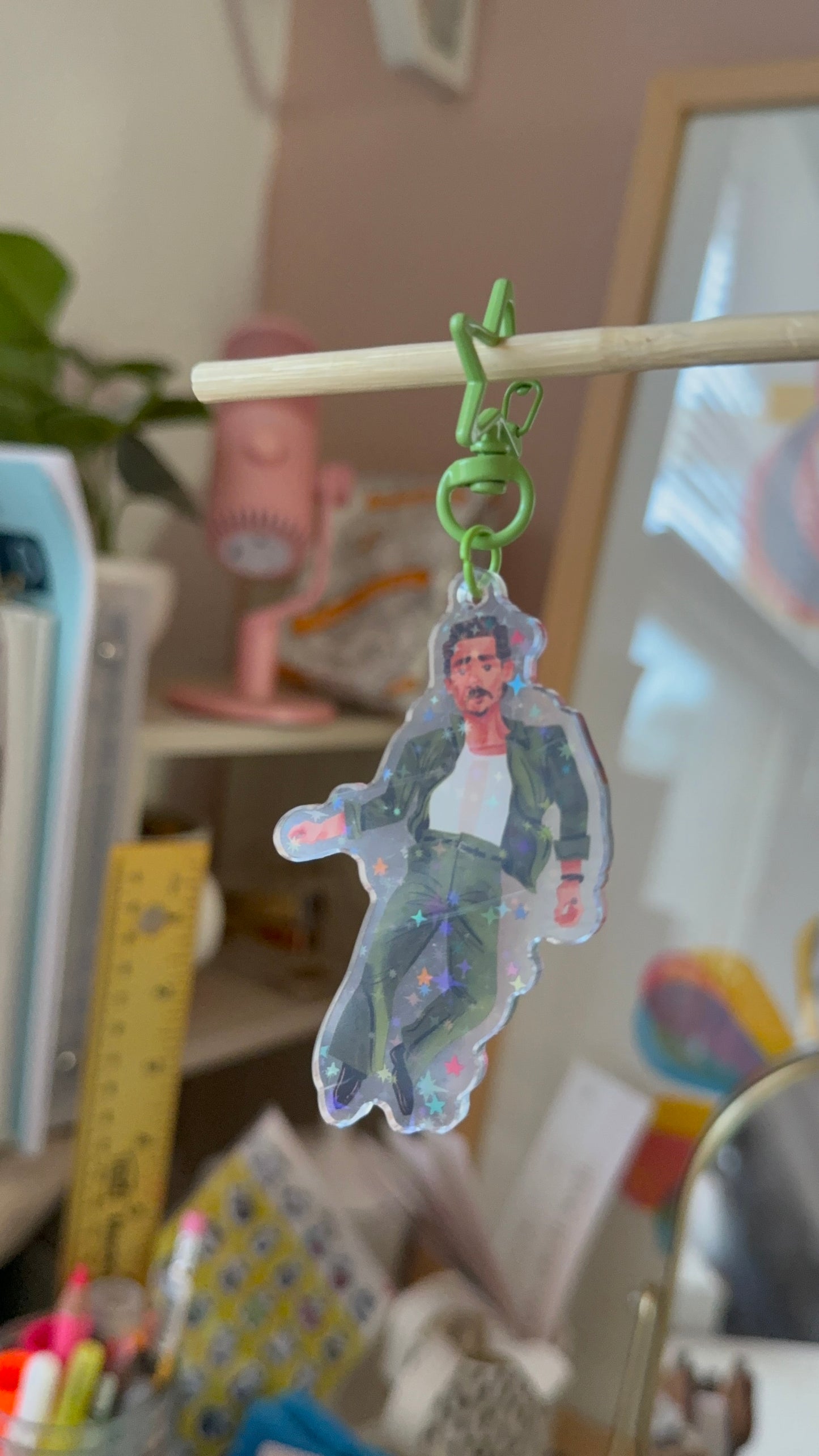 Vanity Fair in Space Starry Keychain