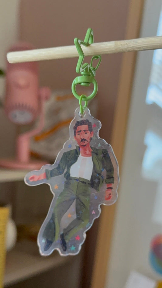 Vanity Fair in Space Starry Keychain