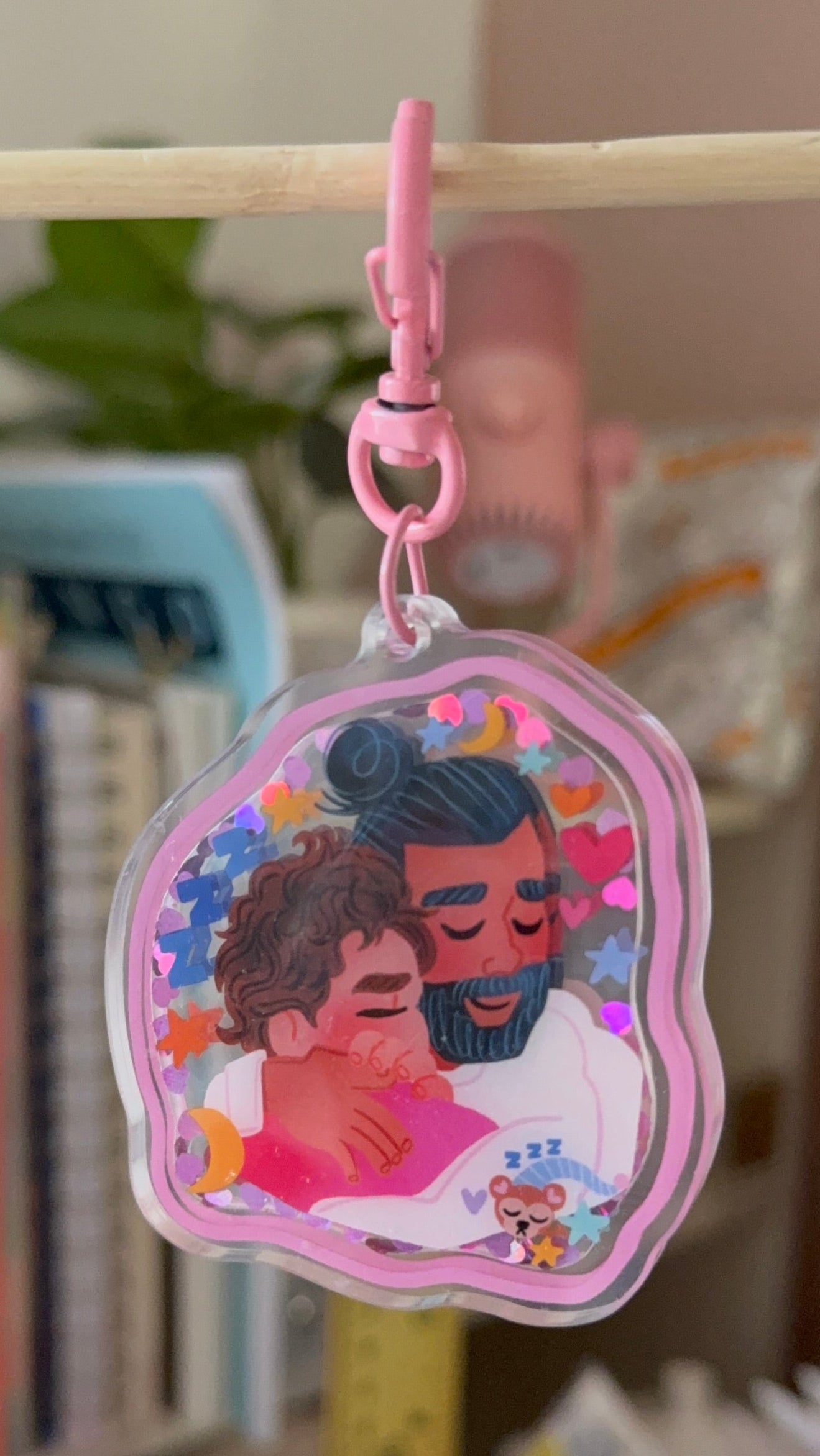 Space Sisters Nap Keychain