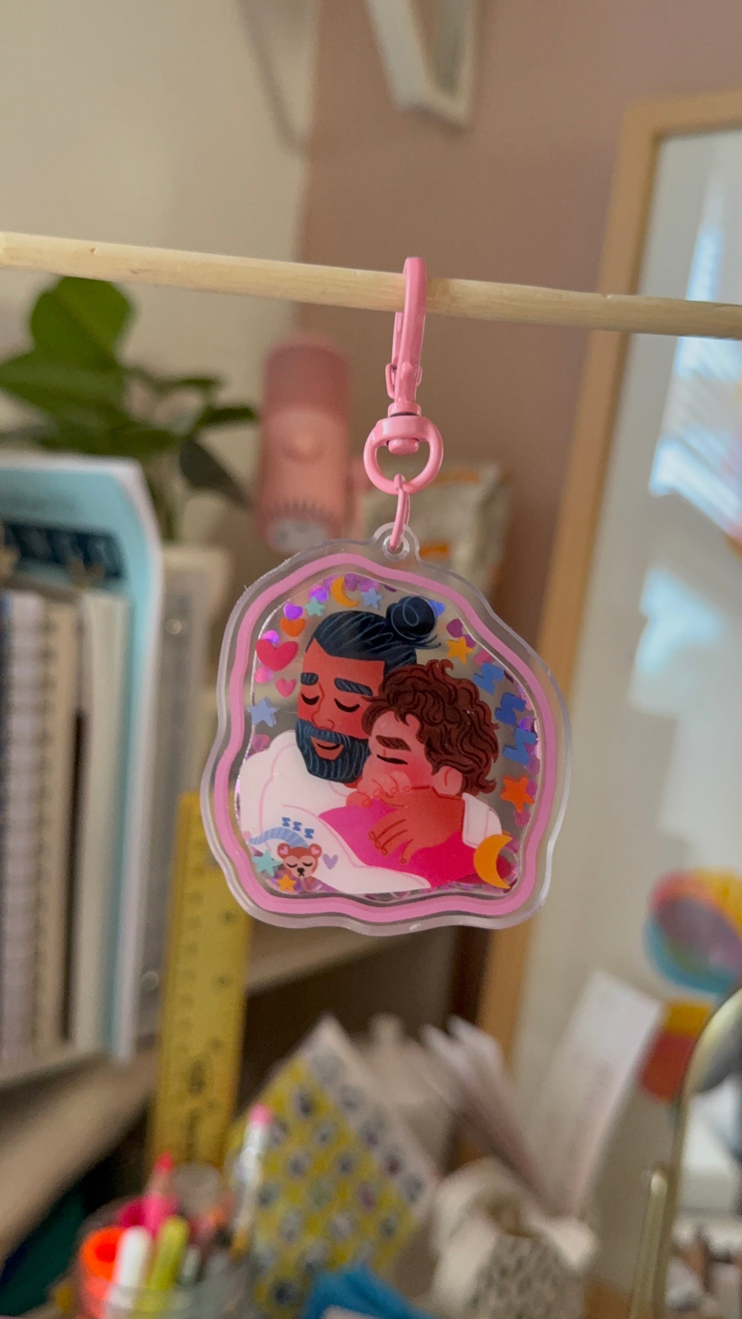 Space Sisters Nap Keychain