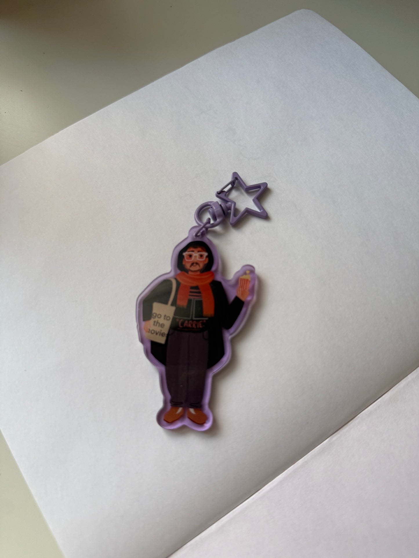 Go to the Movies Keychain