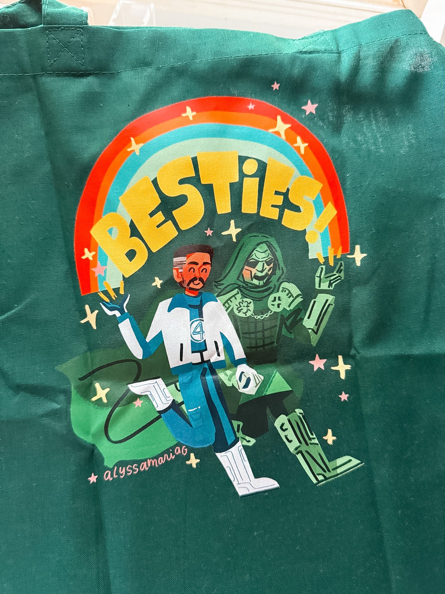 Besties! Doom Green Tote Bag