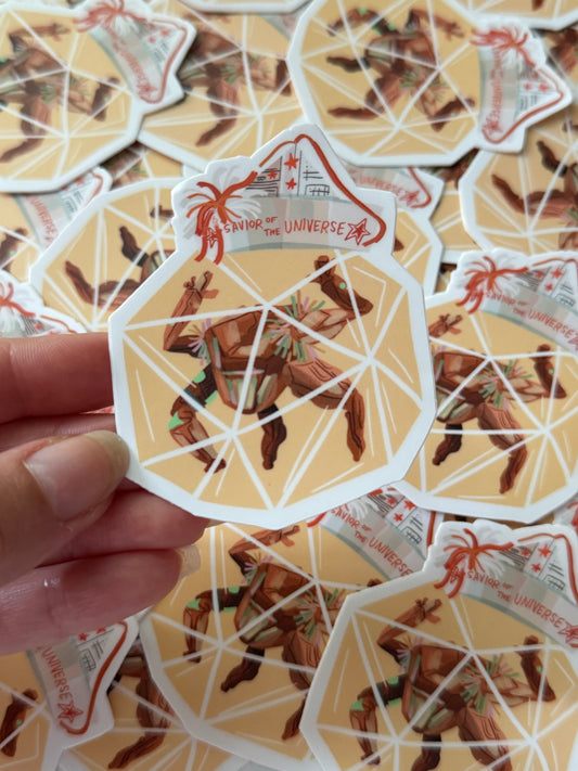 Savior of the Universe Diecut Sticker ⊹ ࣪ ˖
