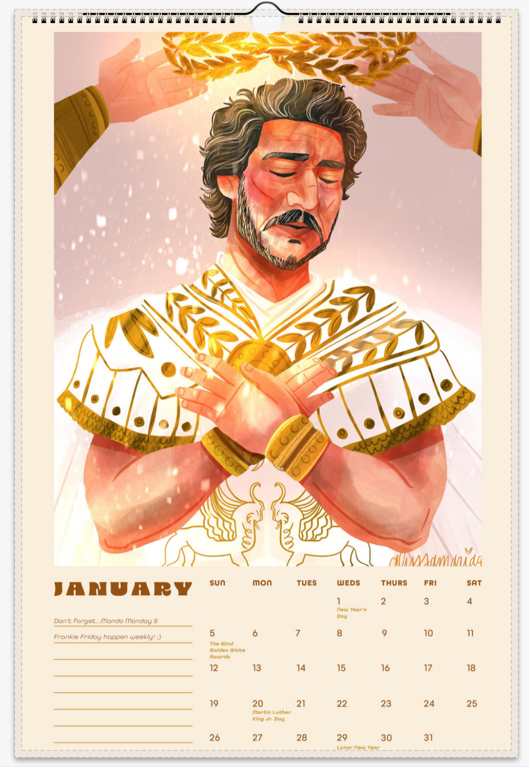 [US & CA] A Year of Pedritos: 2025 Calendar