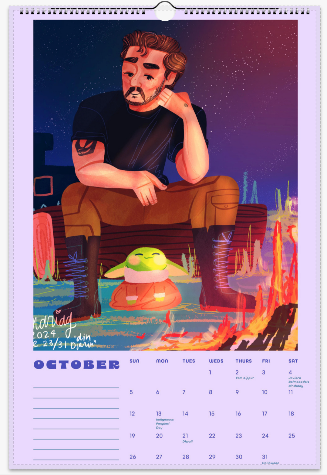 [US & CA] A Year of Pedritos: 2025 Calendar