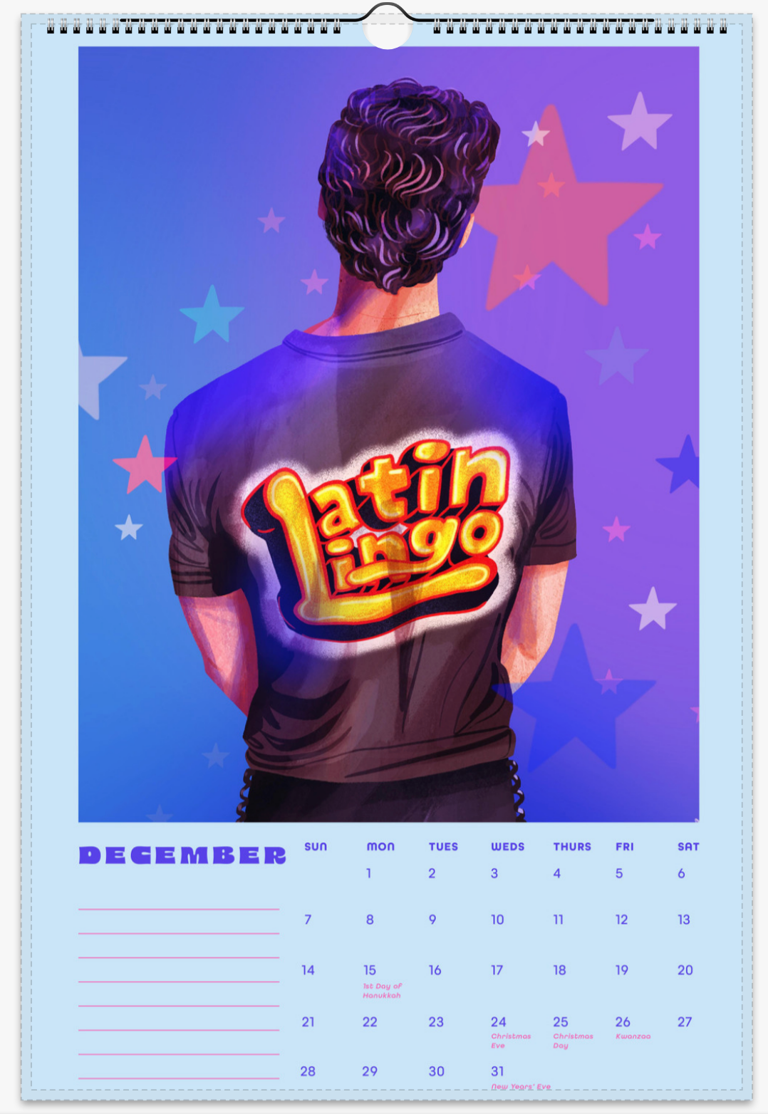 [US & CA] A Year of Pedritos: 2025 Calendar