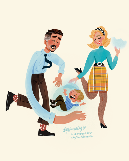 Pedrotober 2025: Family Print (Blue, Reed/F4)