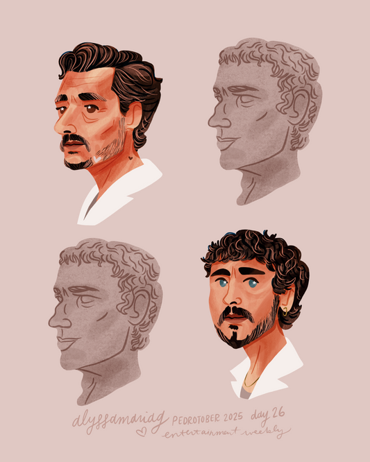 Pedrotober 2025: Heads of Gods (Entertainment Weekly) Print