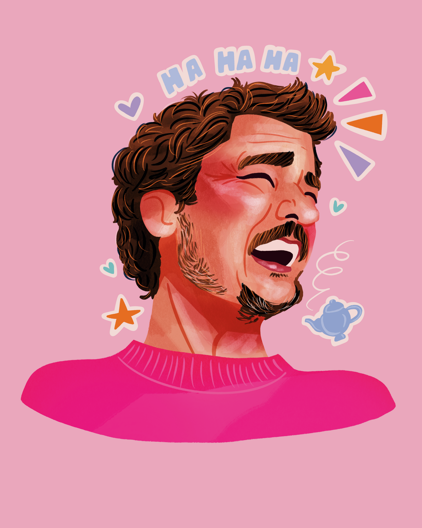 Pedrotober 2025: Throwback (VF Lie Detector) Print