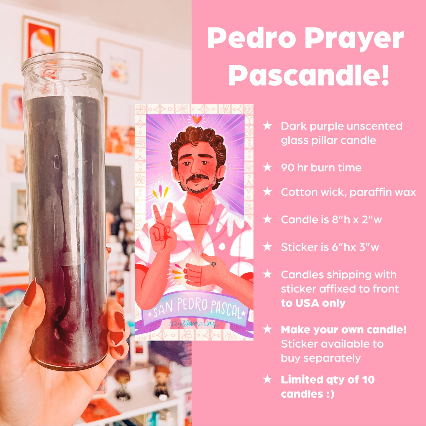 Pedro Prayer PasCandle