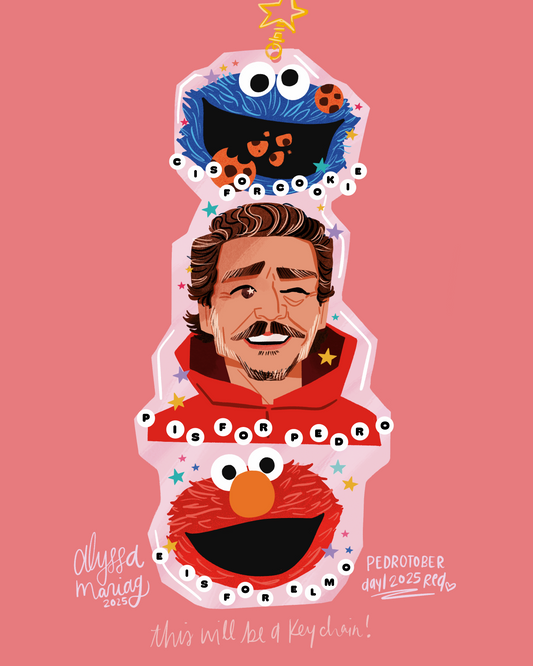 Pedrotober 2025: Red or TLOU Press Print