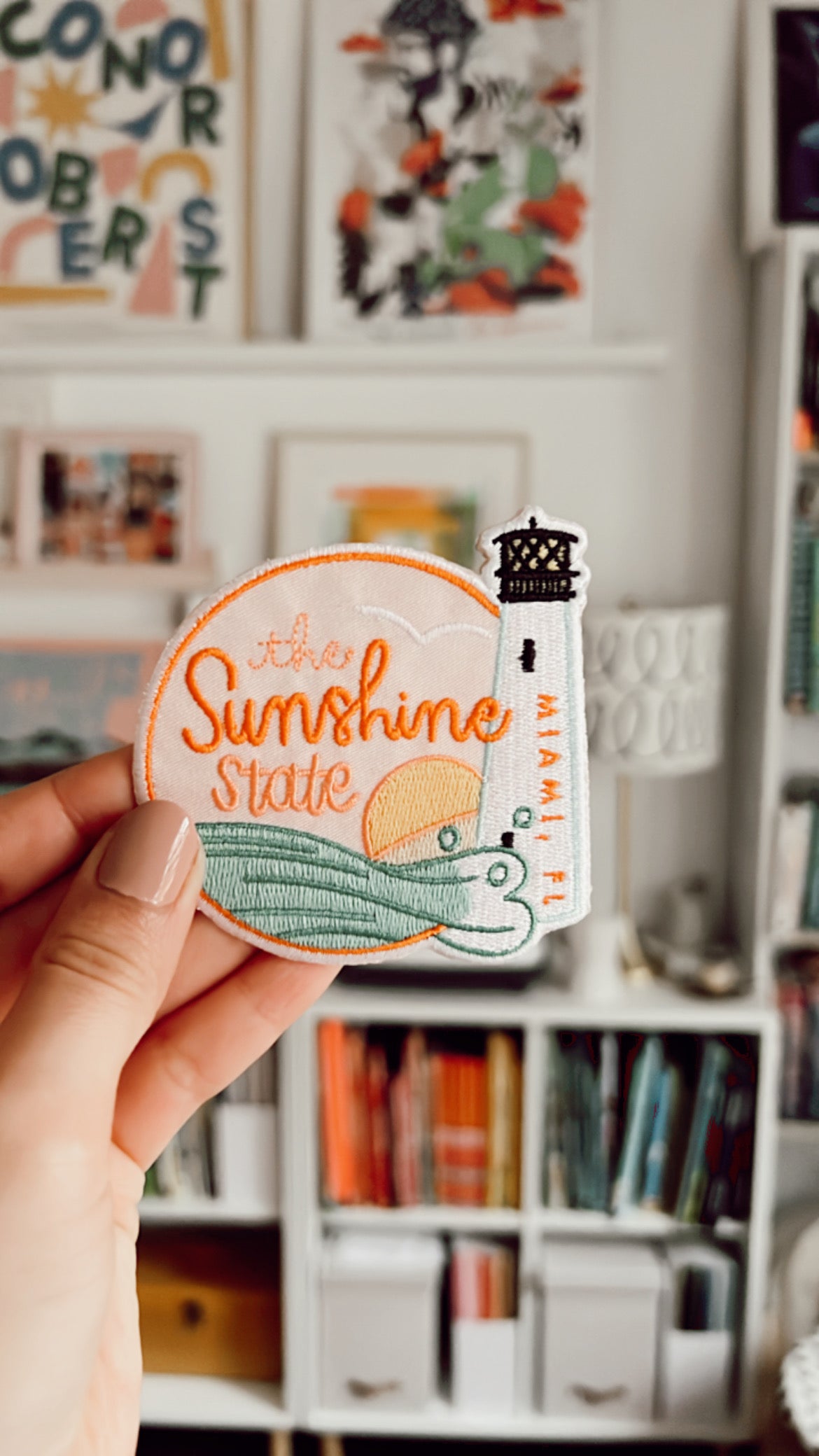 The Sunshine State 3x3" Iron-On Embroidered Patch