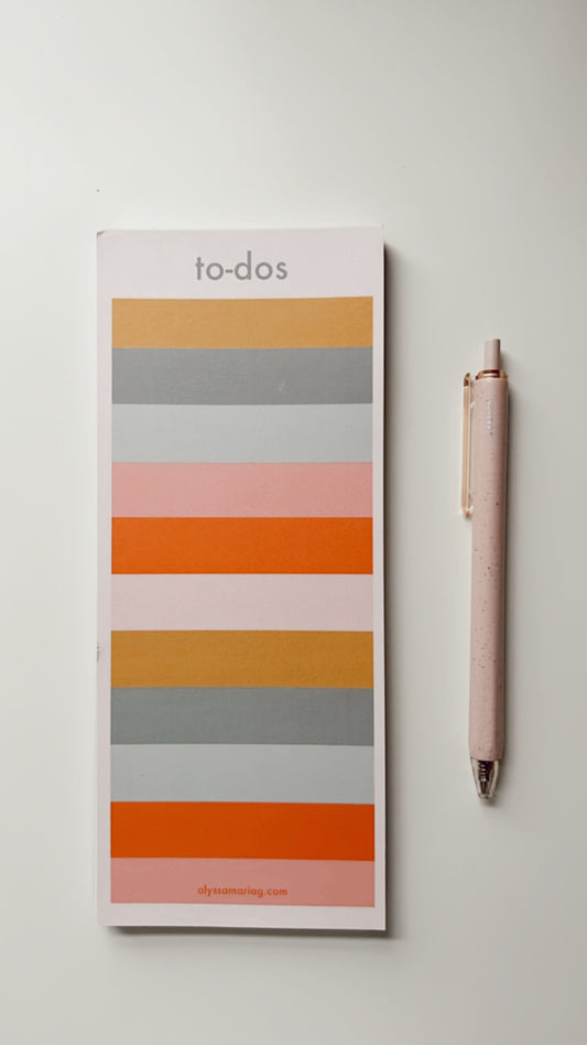 Beaches and Cream "To-Dos" Notepad