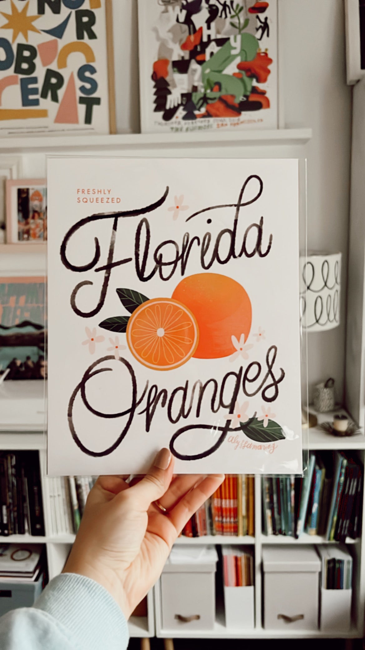 Florida Oranges 8x10" Print