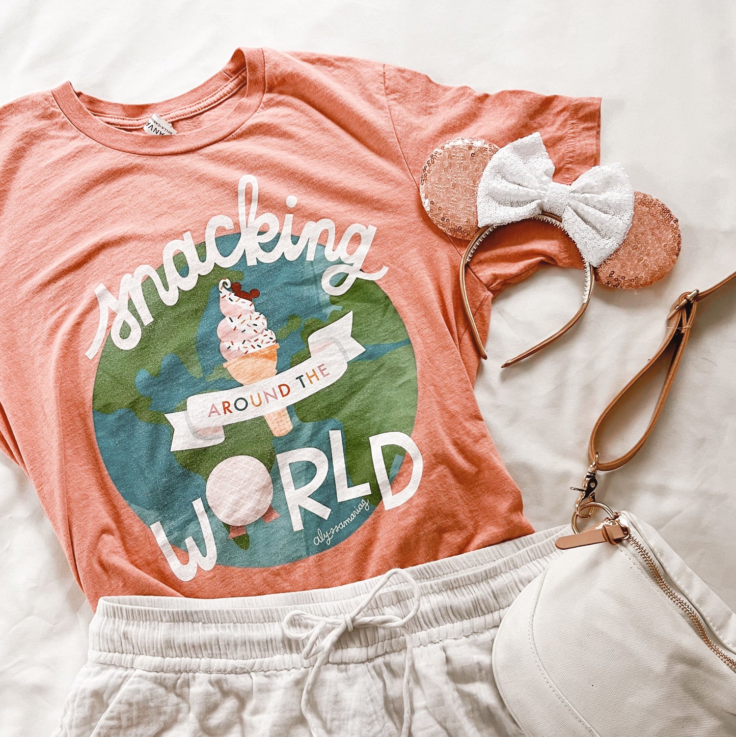 Snacking Around The World Tee