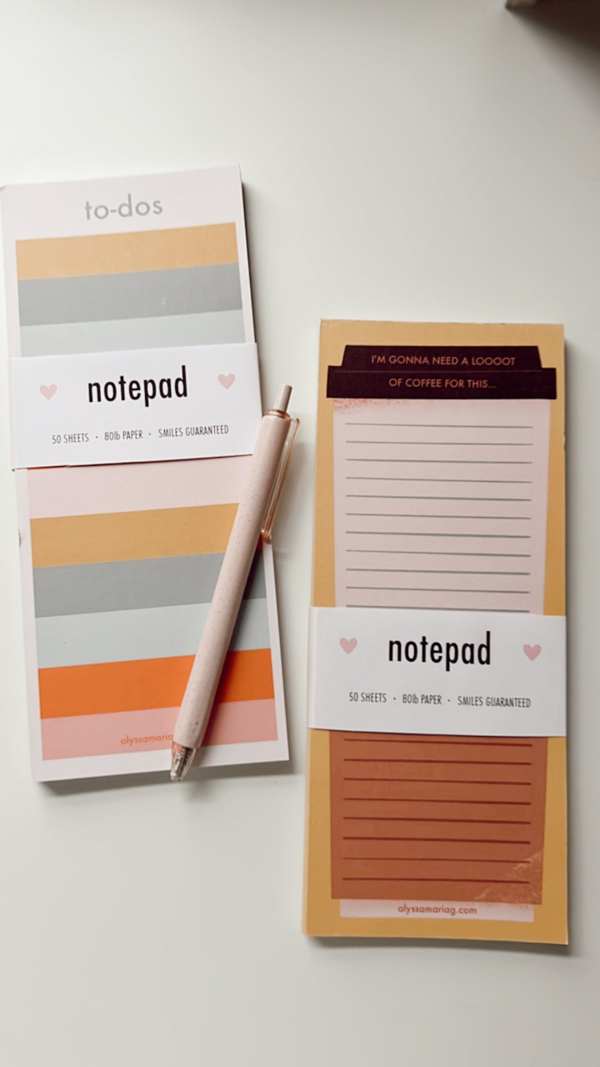 Beaches and Cream "To-Dos" Notepad