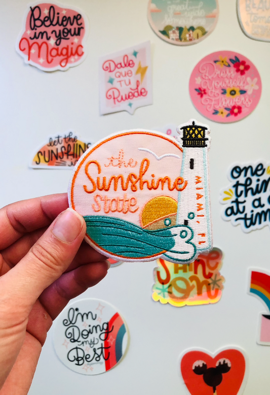 The Sunshine State 3x3" Iron-On Embroidered Patch
